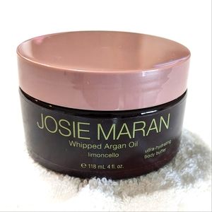 Sealed Josie Maran Argan Oil Body Butter Whipped Creamery Oil Limoncello